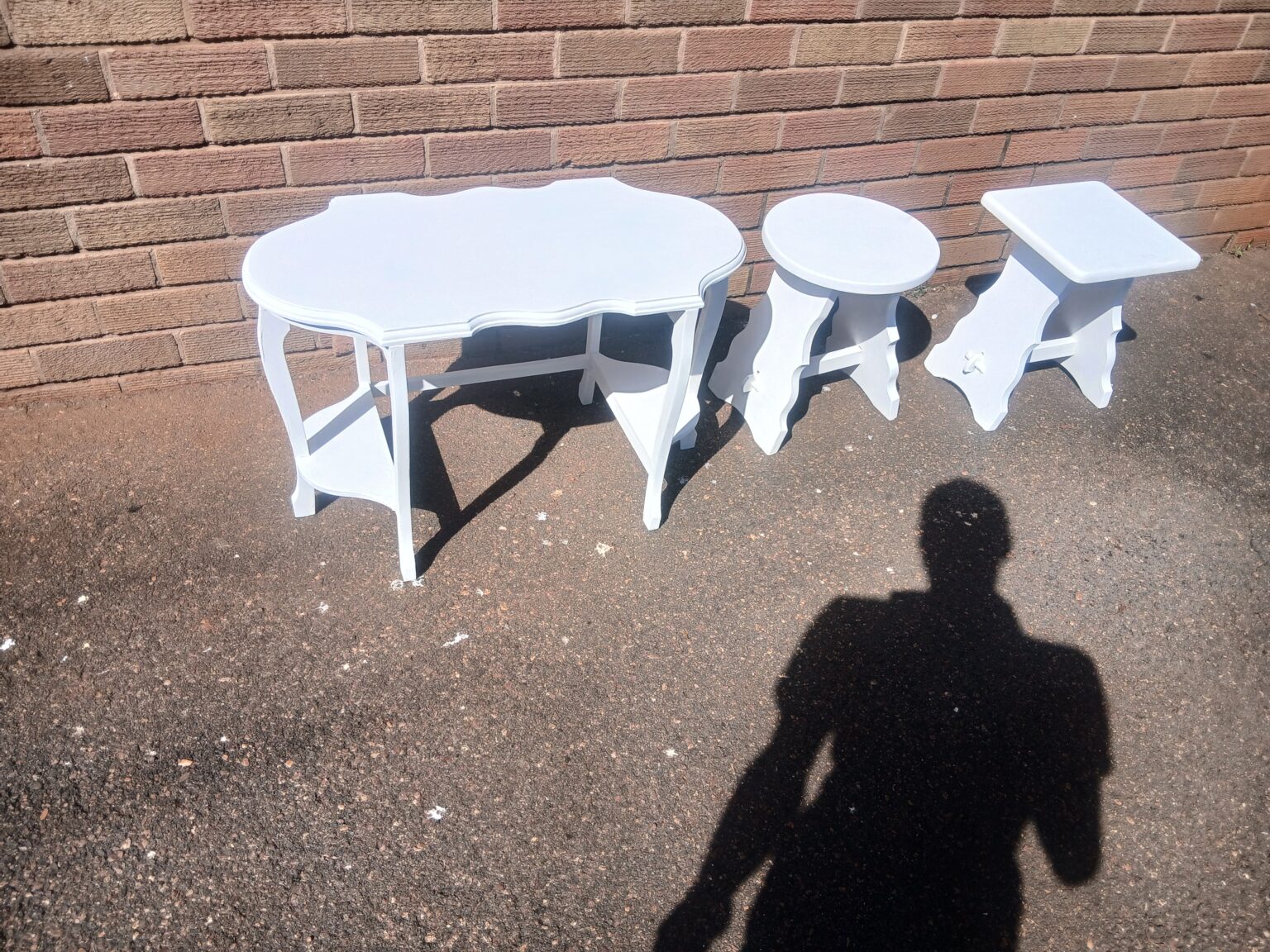 Durban restored tables white